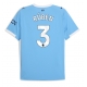 Manchester City Ruben Dias #3 Replike Domaci Dres 2025-26 Kratak Rukav